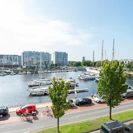 View Of The Yacht Port Apartment Ostend